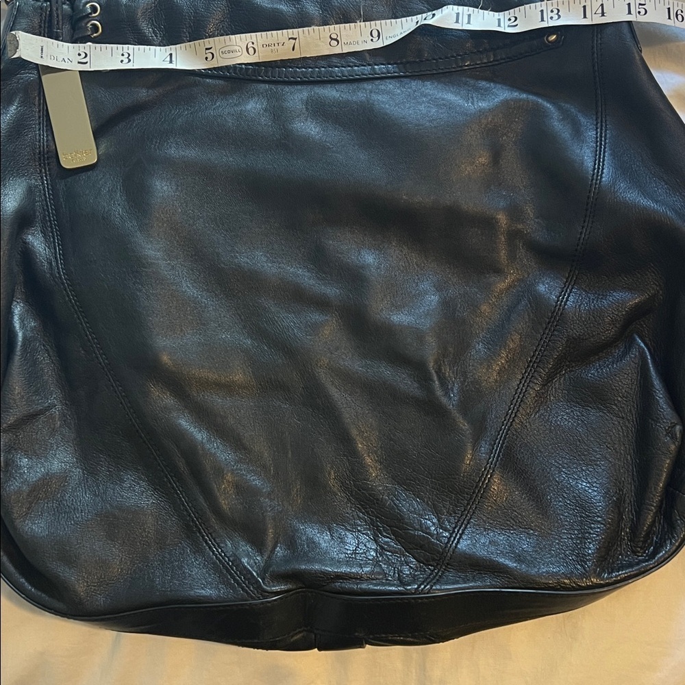 Botkier Black Leather lamb skin Handbag purse shoulder bag - Picture 2 of 6